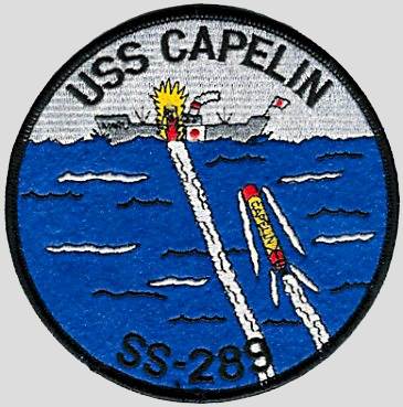 USS Capelin (SS-289) Ships Patch