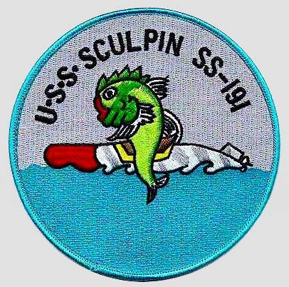 USS Sculpin (SS-191) Ships Patch