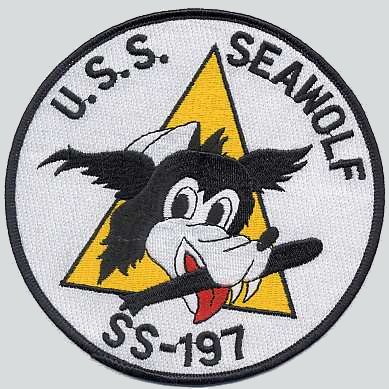 USS Seawolf (SS-197) Ships Patch