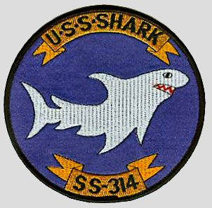 USS Shark  (SS-314) Ships Patch